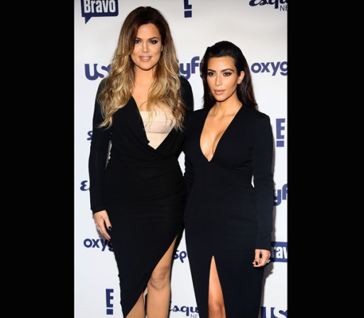 La prometida de Kanye West estuvo acompañada de su hermana, Khloe Kardashian.