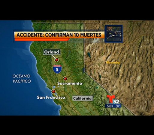 Una ciudad pequeña a 100 millas al norte de Sacramento.