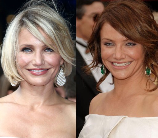 Cameron Diaz ya nos acostumbró a verla rubia.