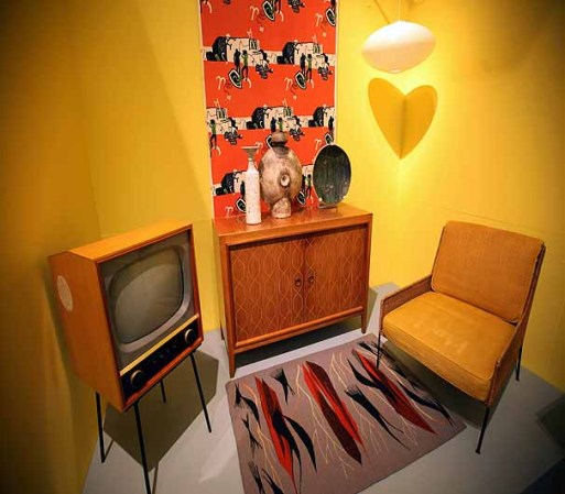 Así eran los muebles típicos de los 60 en Gran Bretaña.