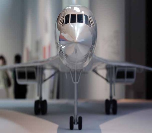 El museo también exhibe un modelo a escala del Concorde.