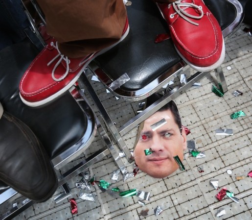 Enrique Peña Nieto realizó su último acto de campaña en el Estadio Azteca de la Ciudad de México.