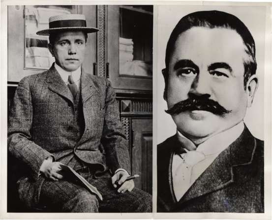 25 DE JUNIO, 1906: El asesinato en el Madison Square Garden del prestigioso arquitecto, Stanfod White (izquierda) a manos del millonario Harry Thaw (derecha) fue catalogado como el “Crimen del Siglo”.