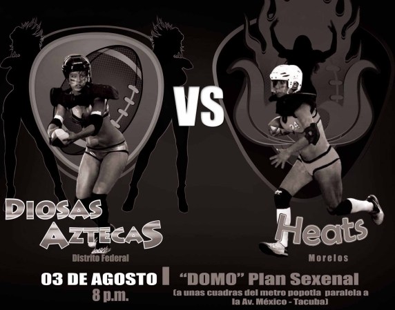 Las Heats enfrentaron a las Diosas Aztecas en la gran final de la liga de este año 2013.