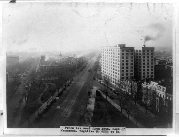 La avenida Pennsylvania, en Washington D.C.