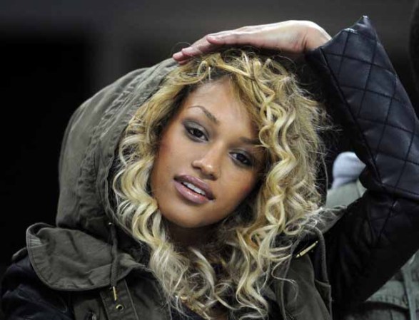 Fanny Neguesha, la novia del futbolista italiano Mario Barwuah Balotelli.