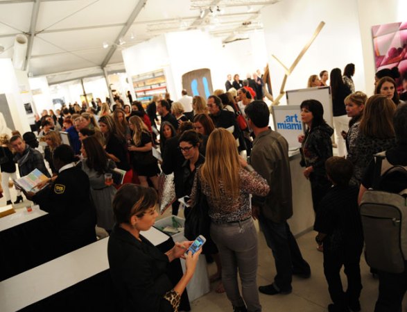El miércoles por la noche se celebró la muestra Art Miami + Context en beneficio del Miami Art Museum, y este fue el resultado.