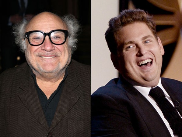 Danny DeVito y Jonah Hill; parece que el uno no tardará mucho en alcanzar al otro.