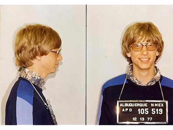 El fundador de Microsoft fue detenido en 1971 en Nuevo México cuando era un estudiante por una violación de tráfico.