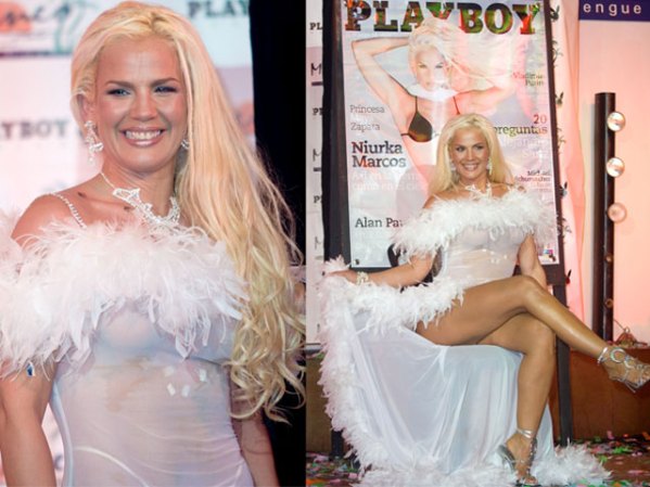 Dijo en aquella ocasión que era la tercera propuesta que le hacía "Playboy' y que por fin se decidió a mostrar "lo que Dios le dio".