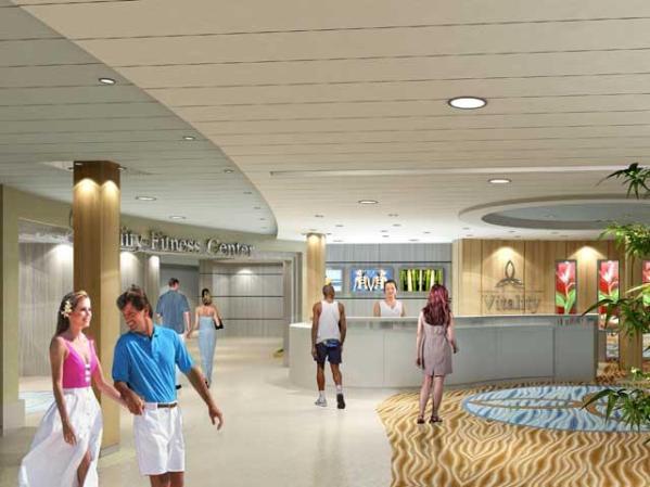 Vitality at Sea Spa and Fitness Center.