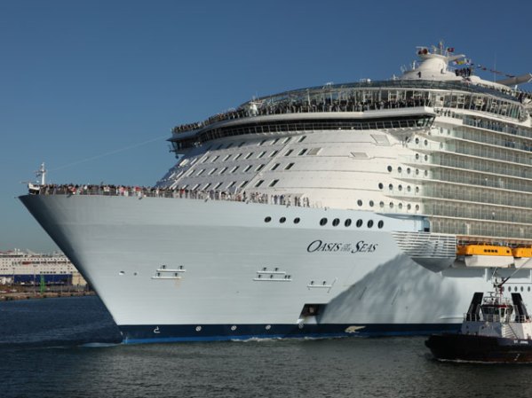 El Oasis of the Seas se ha convertido en uno de los barcos de recreo favoritos desde que comenzó a operar en el 2009.