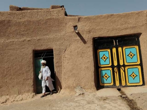 Casa afgana tradicional de la zona de Deh Moghol.