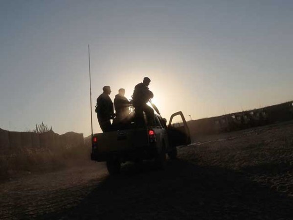 Labor de patrullaje en Bala Murghab.
