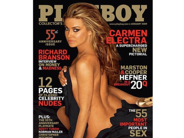 Carmen Electra en Playboy.