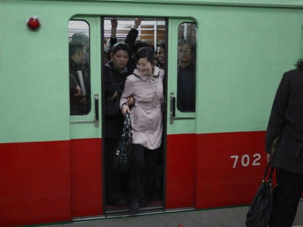 El metro de Pyongyang también sirve como refugio nuclear.