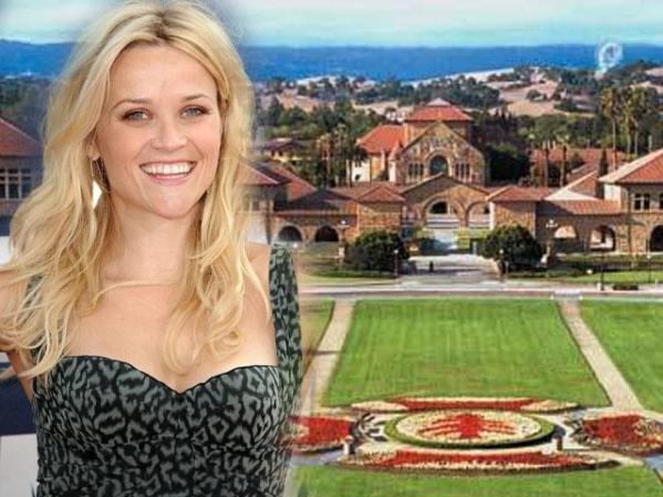 Reese Witherspoon estudió Literatura Inglesa en Stanford.