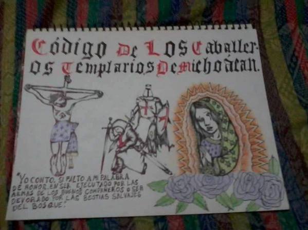 Supuesta imagen de los Caballeros Templarios.