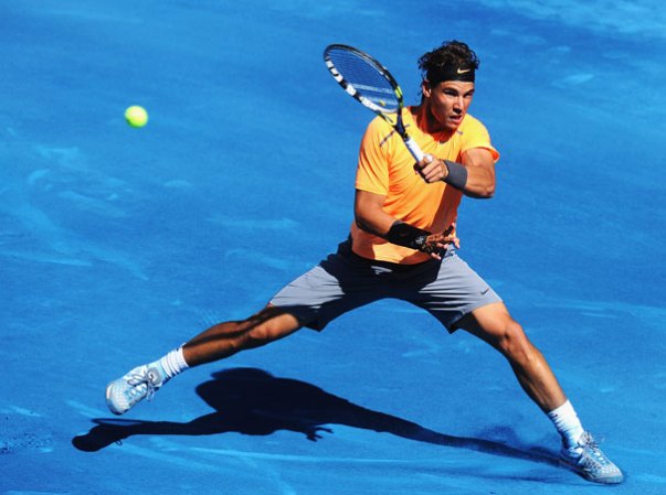 En el lugar 47:<br />El tenista español Rafael Nadal, quien mueve multitudes con cada golpe de raqueta.
