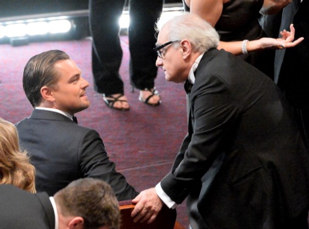 Leonardo DiCaprio y el director Martin Scorsese