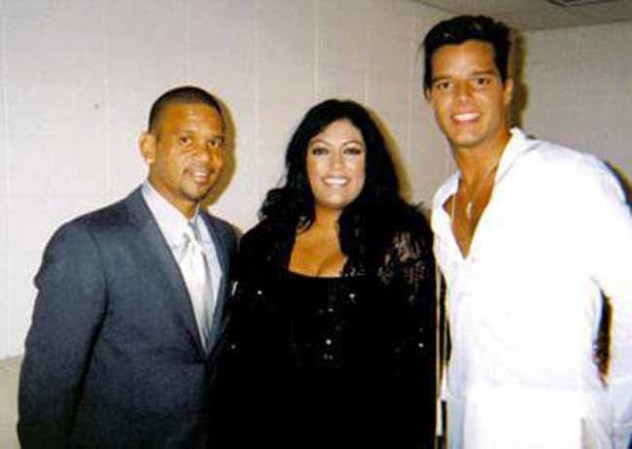 Junto a su compatriota Ricky Martin.