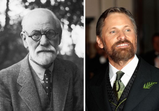Viggo Mortensen interpretó al famosos psicólogo Sigmund Freud en la película "A Dangerous Method" en el 2011.