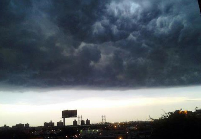 Estos cielos tenebrosos son cortesía de nuestra querida audiencia mediante a nuestra página de Facebook.