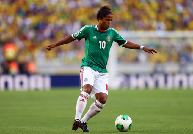 El delantero Giovani Dos Santos (Villarreal, España).
