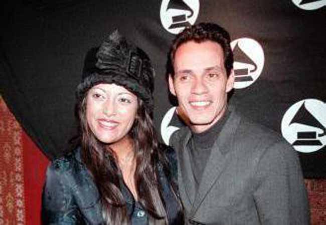 Junto a Marc Anthony.
