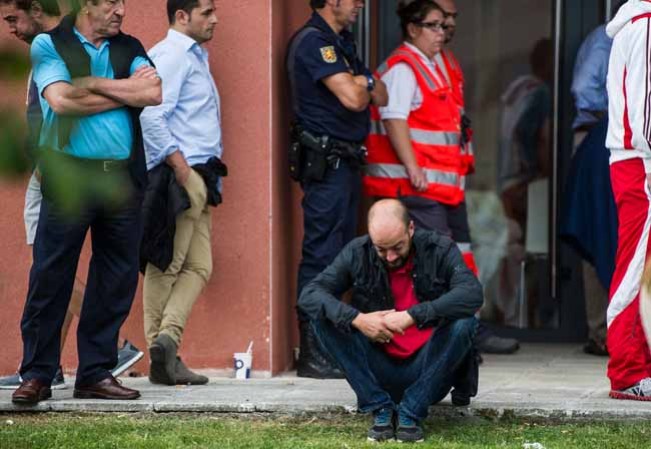 Imágenes de la tragedia del tren.