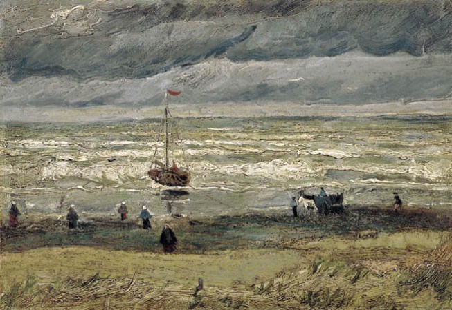 "Vista del mar en Scheveningen" robada del Museo de Van gogh en el 2002