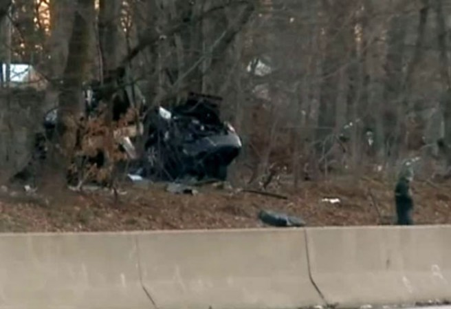 El accidente se produjo este domingo cerca de la salida 23 del Souther State Parkway.