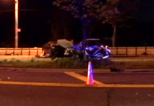 Un accidente multi vehicular durante el fin de semana dejó al menos 10 personas heridas Queens.