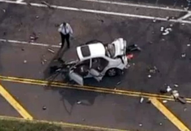 Un accidente multi vehicular durante el fin de semana dejó al menos 10 personas heridas Queens.