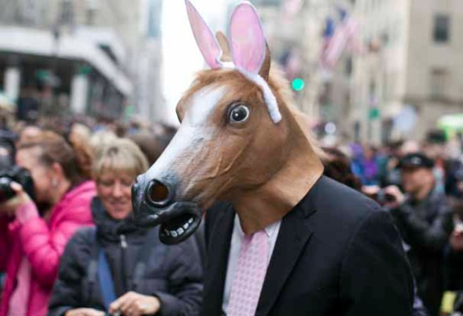 1 DE ABRIL, 2013: Varios neoyorquinos salieron a las calles para celebrar el desfile del Día de Pascuas.