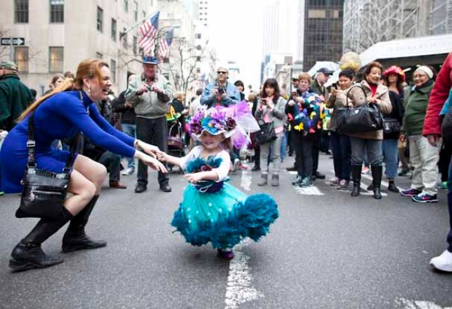 Imágenes del desfile del Día de Pascuas, celebrado anualmente en la ciudad de Nueva York, en la Quinta Avenida de Manhattan.