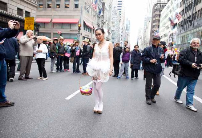 Imágenes del desfile del Día de Pascuas, celebrado anualmente en la ciudad de Nueva York, en la Quinta Avenida de Manhattan.