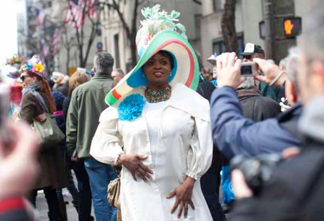 Imágenes del desfile del Día de Pascuas, celebrado anualmente en la ciudad de Nueva York, en la Quinta Avenida de Manhattan.