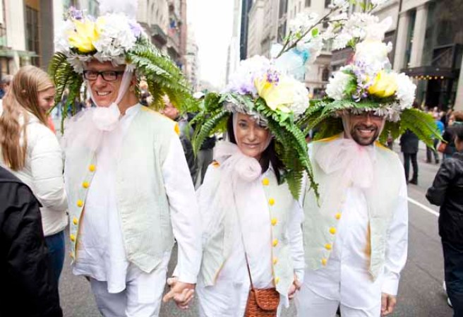 Imágenes del desfile del Día de Pascuas, celebrado anualmente en la ciudad de Nueva York, en la Quinta Avenida de Manhattan.