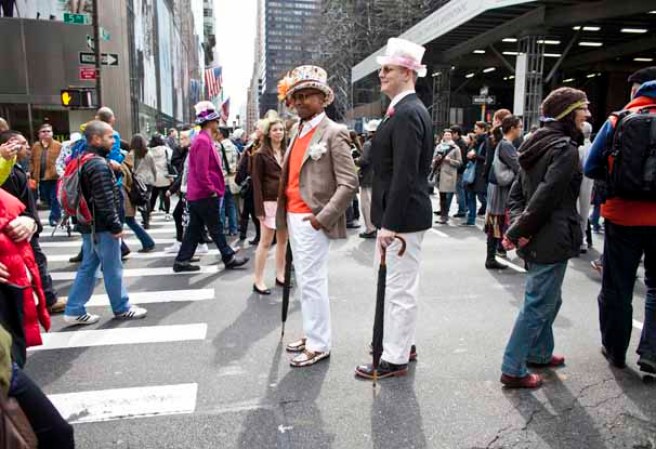 Imágenes del desfile del Día de Pascuas, celebrado anualmente en la ciudad de Nueva York, en la Quinta Avenida de Manhattan.
