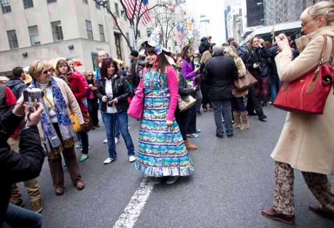 Imágenes del desfile del Día de Pascuas, celebrado anualmente en la ciudad de Nueva York, en la Quinta Avenida de Manhattan.