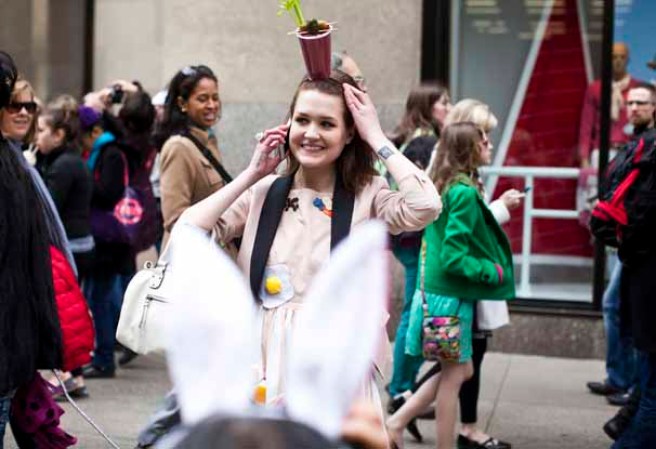 Imágenes del desfile del Día de Pascuas, celebrado anualmente en la ciudad de Nueva York, en la Quinta Avenida de Manhattan.