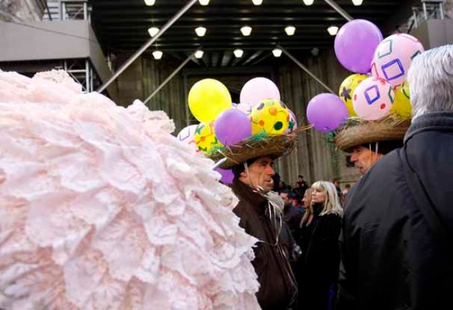 Imágenes del desfile del Día de Pascuas, celebrado anualmente en la ciudad de Nueva York, en la Quinta Avenida de Manhattan.