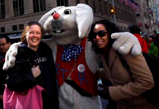 Imágenes del desfile del Día de Pascuas, celebrado anualmente en la ciudad de Nueva York, en la Quinta Avenida de Manhattan.