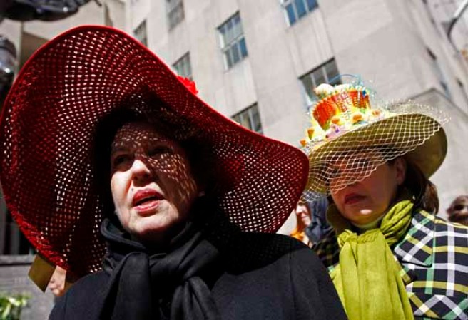Imágenes del desfile del Día de Pascuas, celebrado anualmente en la ciudad de Nueva York, en la Quinta Avenida de Manhattan.