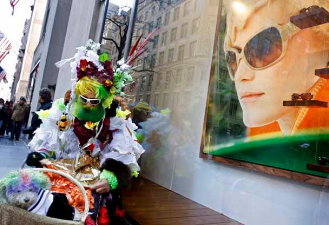 Imágenes del desfile del Día de Pascuas, celebrado anualmente en la ciudad de Nueva York, en la Quinta Avenida de Manhattan.