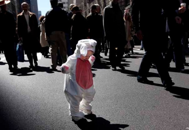 Imágenes del desfile del Día de Pascuas, celebrado anualmente en la ciudad de Nueva York, en la Quinta Avenida de Manhattan.