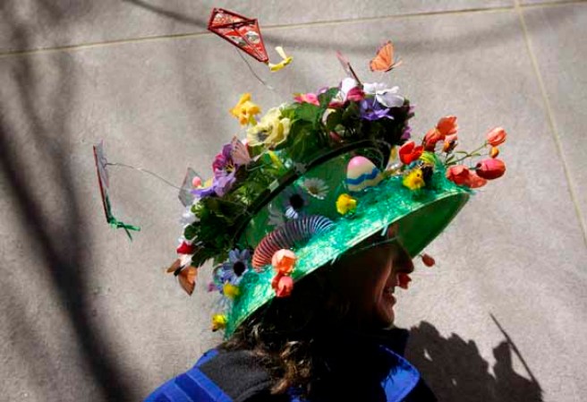 Imágenes del desfile del Día de Pascuas, celebrado anualmente en la ciudad de Nueva York, en la Quinta Avenida de Manhattan.