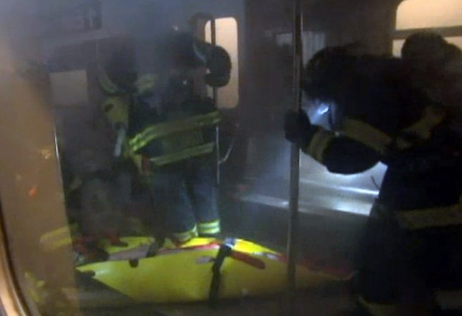 Nuestra cadena NBC tuvo acceso a la facilidad de los bomberos.