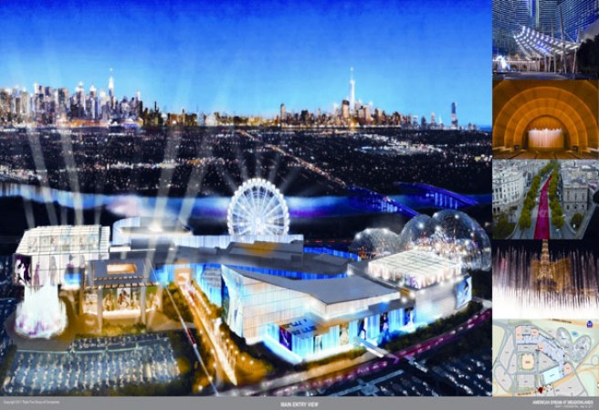 El nuevo parque cubierto, que se llamará "American Dream" y se construirá en la región de los Meadowlands.